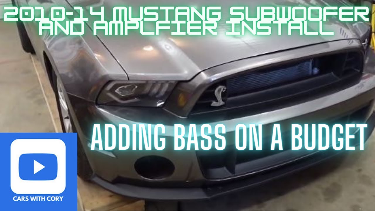 Ford Mustang Amplifier and Subwoofer Installation (2010-2014)