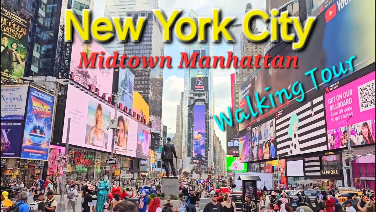 NYC Midtown Manhattan, Empire State Building, Bryant Park, Times Sq, Rockefeller Center, etc.