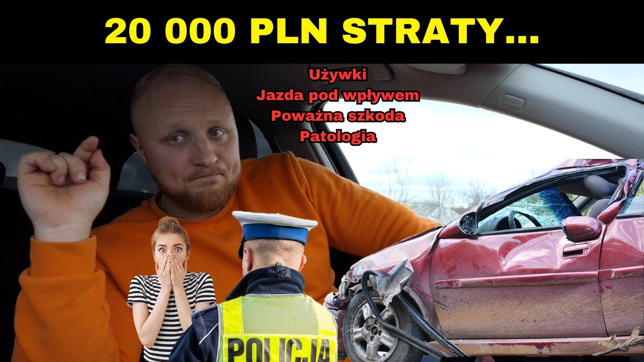 Kierowca naraził nas na ogromne straty ! Gangsterzy, policja, kradzież auta... Totalna PATOLOGIA !!