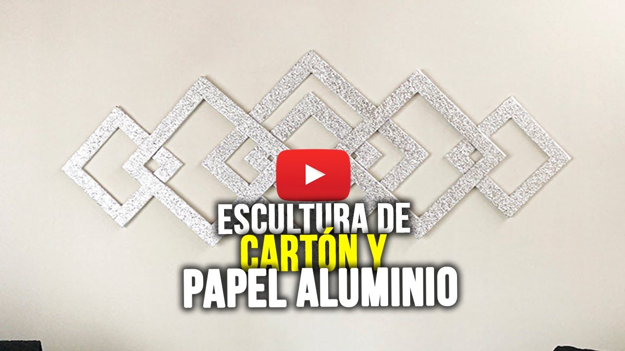 DIY: DECORACIÓN CON CARTÓN Y PAPEL ALUMINIO, PARA TU DORMITORIO
