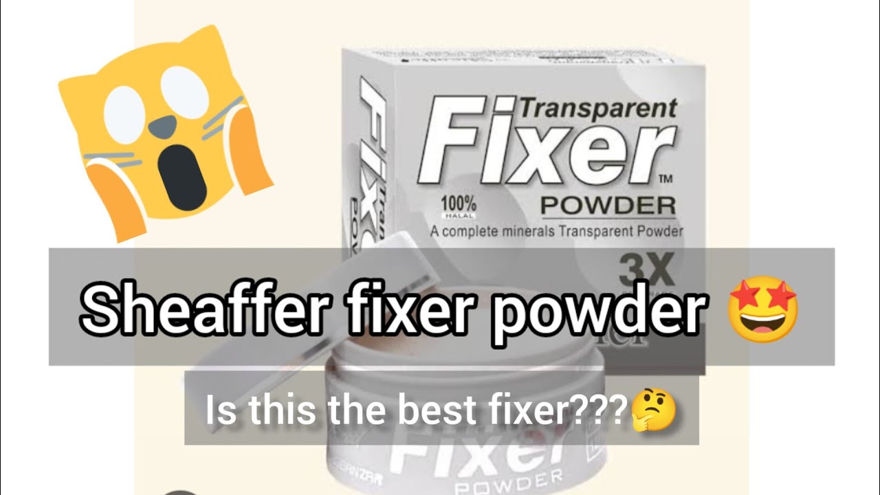Sheaffer Fixer powder,How to use Sheaffer makeup fixer powder #skincare #review #sheaffer