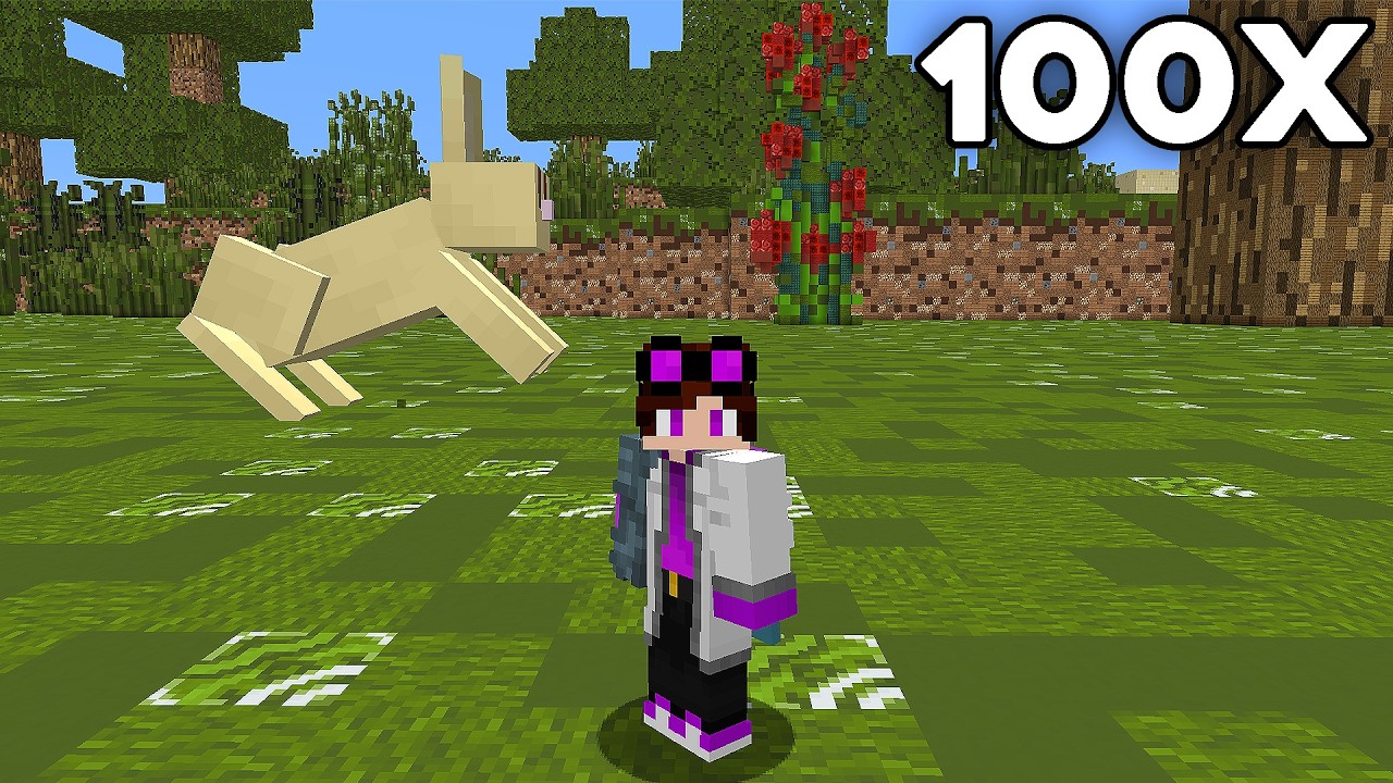 minecraft mas O MUNDO É 100x MAIOR