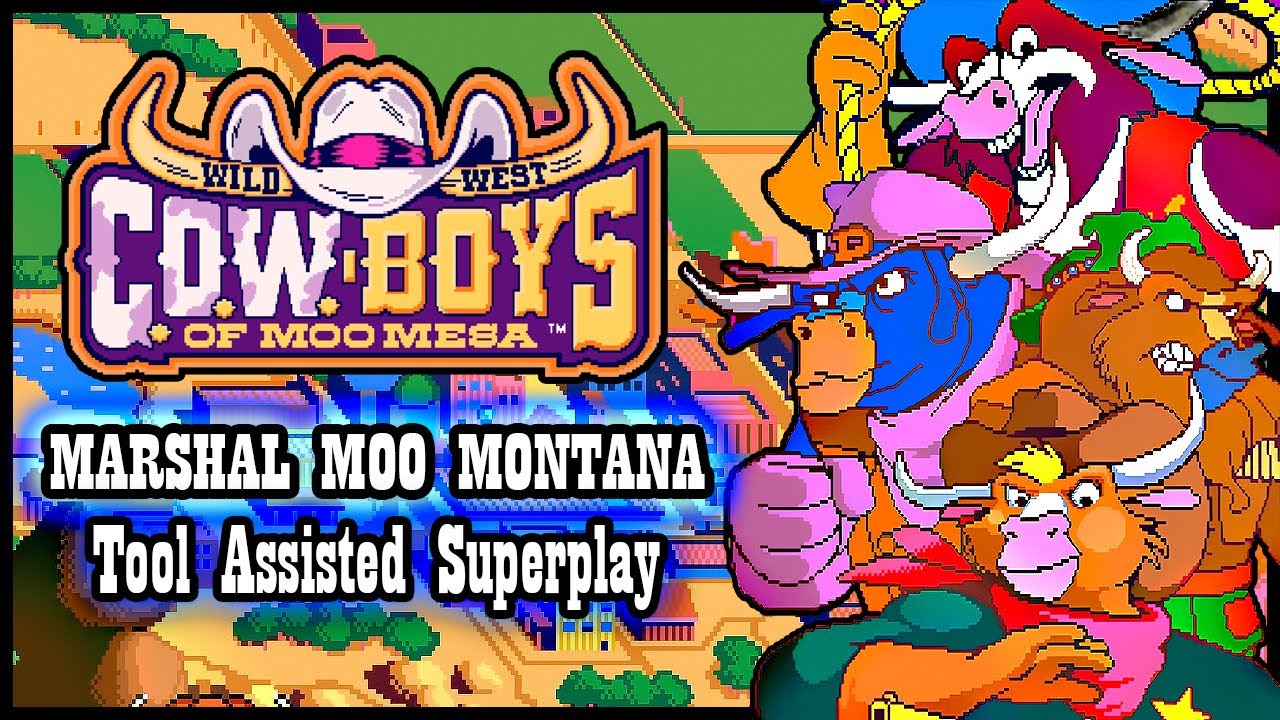 【TAS】WILD WEST C.O.W.- BOYS OF MOO MESA (ARCADE \ 1992) - MARSHAL MOO MONTANA