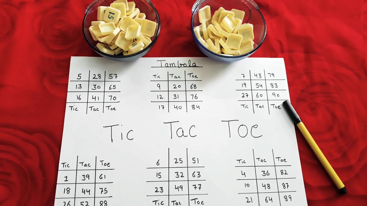 Kitty party game 😊tambola game 🤩Tic Tac Toe