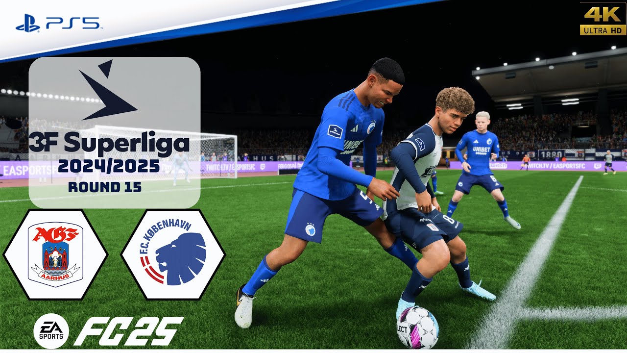 FC 25 - Aarhus AFG vs. Copenhagen | 3F SuperLiga 24/25 | Full  Match | PS5™[4K]