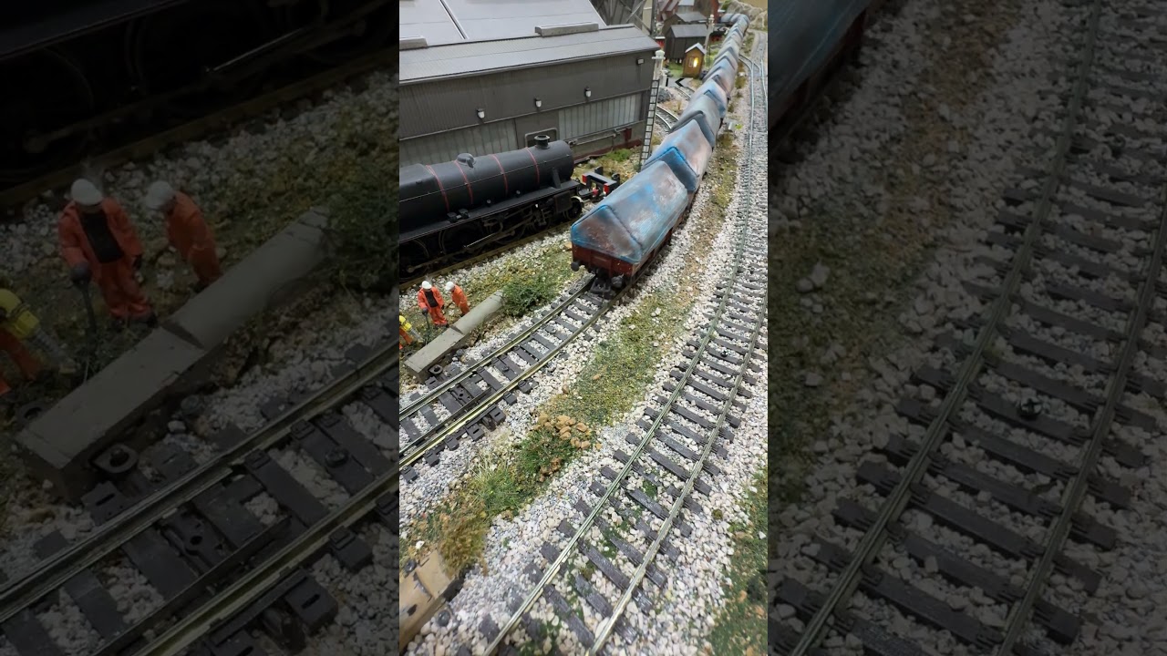 47790 pulling clay down the back straight.