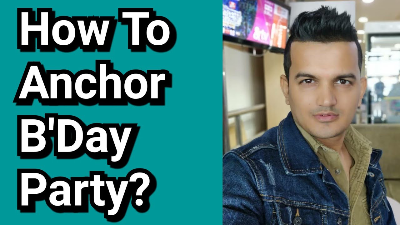 How to Anchor Birthday Party | How to Host Bday Party | B'day Party Best Games  | Party Ideas