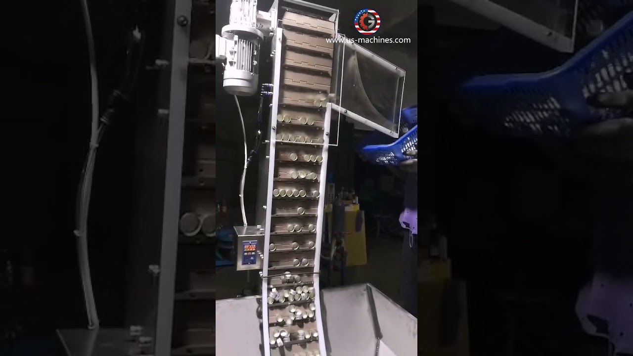Aluminum cap cover sorting elevator machine cap sorting lifting equipment system