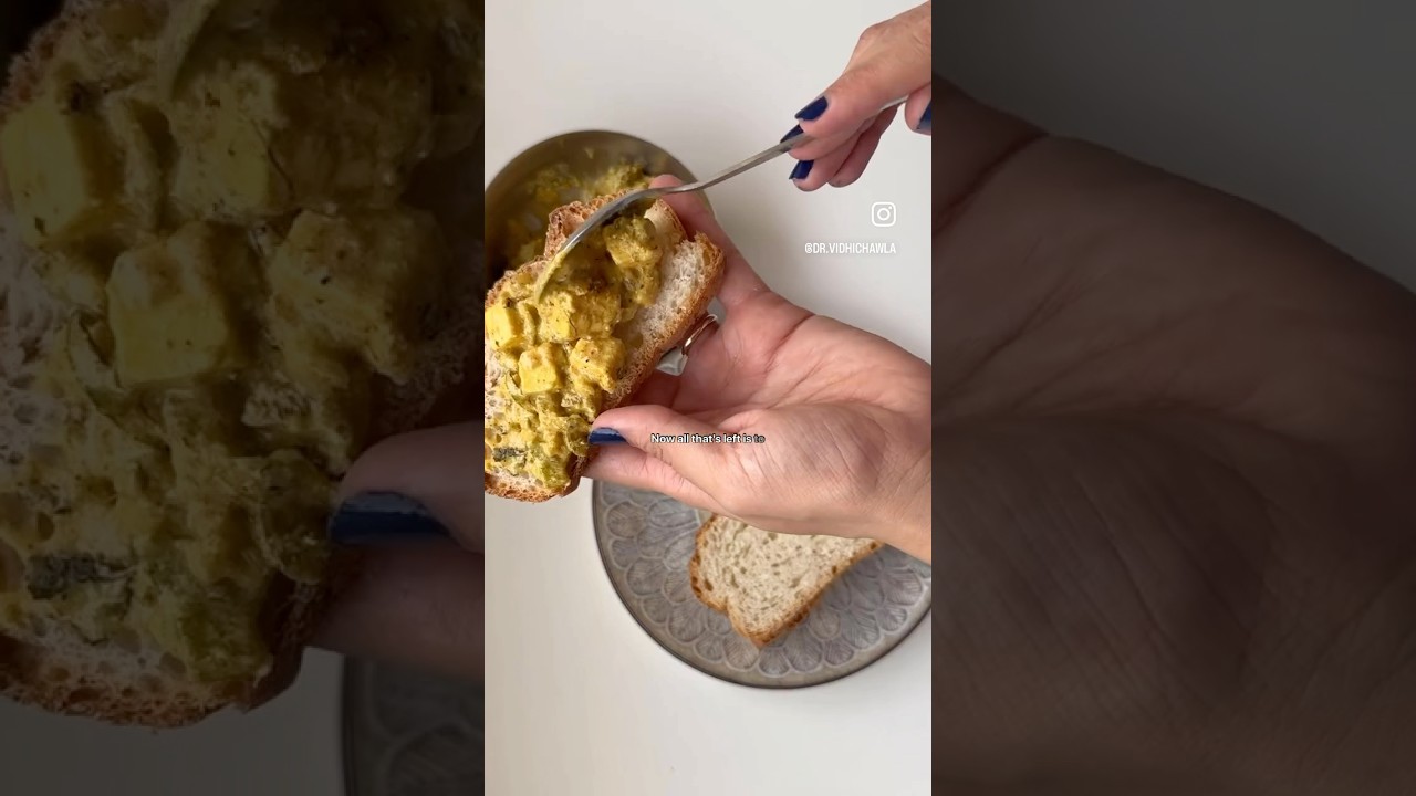 High protein sandwich 🥪 #healthyrecipes #highprotein #shorts