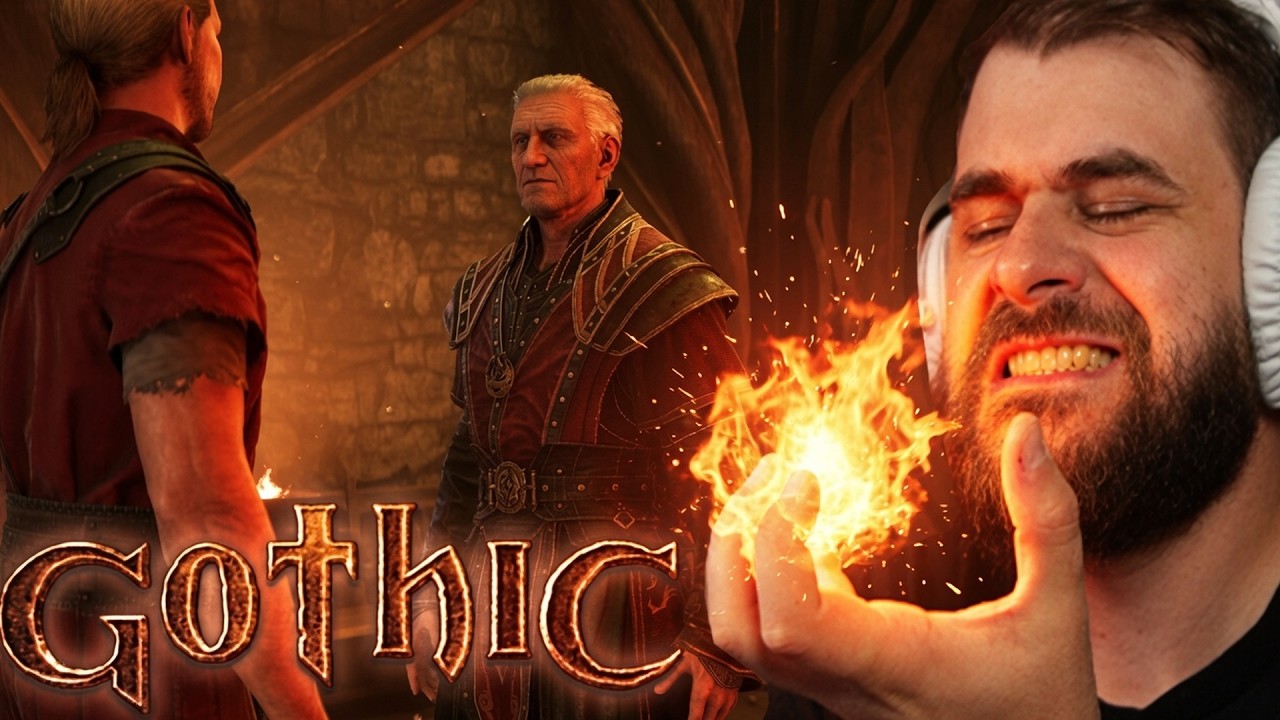 Zostałem MAGIEM OGNIA (Pr&oacute;ba Ognia) - Gothic 1 Remake (#16)