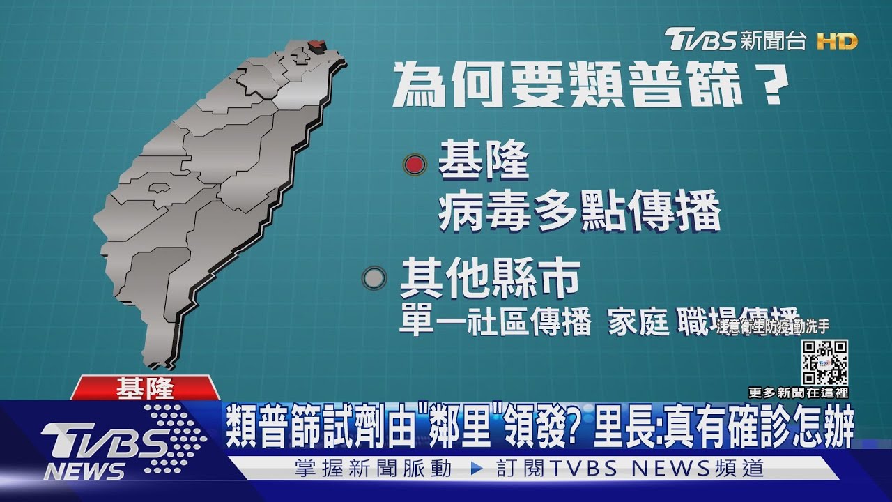 全台灣「類普篩」初步方式里長發? 啊確診怎辦｜TVBS新聞