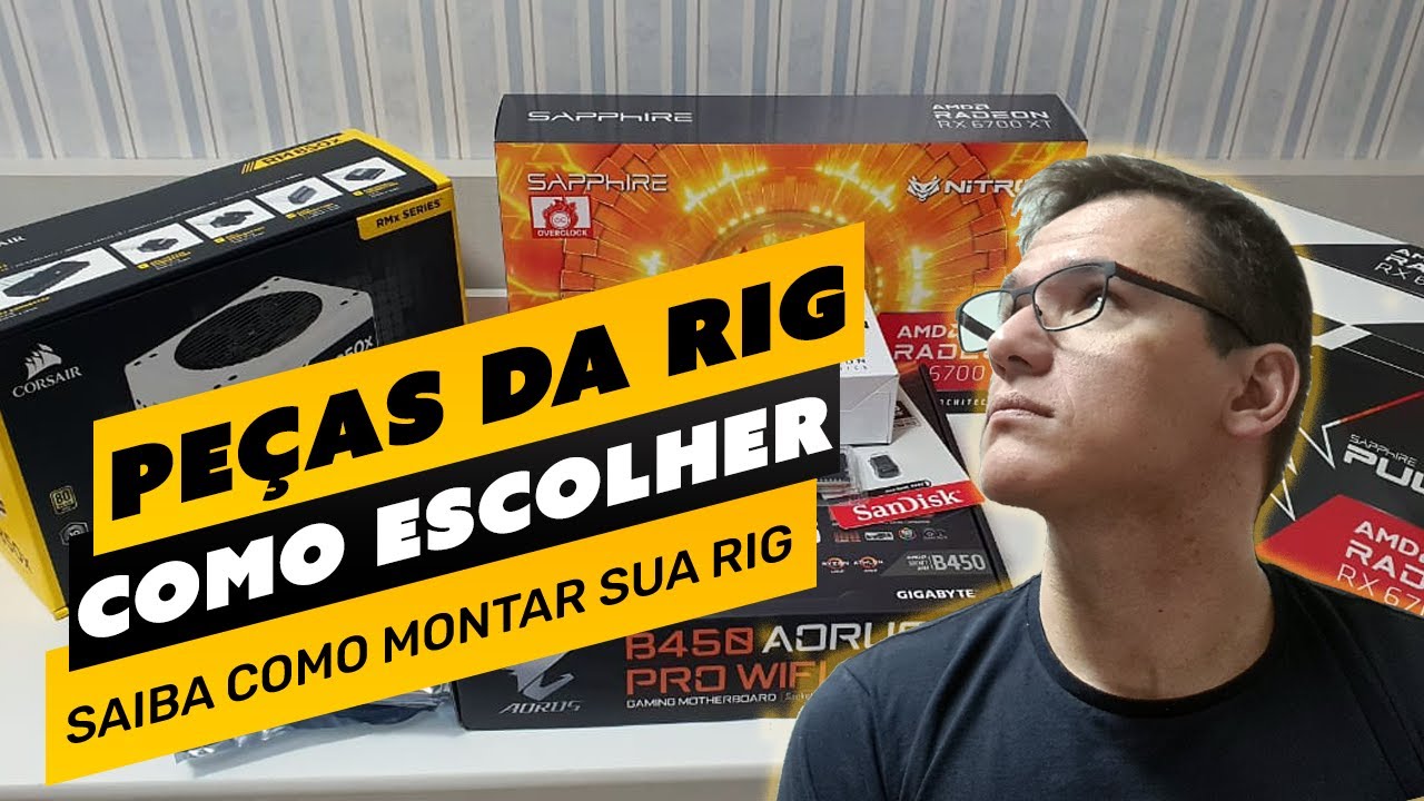 ⛏️💰 ESCOLHENDO AS PEÇAS IDEAIS PARA MONTAR UMA RIG DE MINERAÇÃO DE CRIPTOMOEDAS