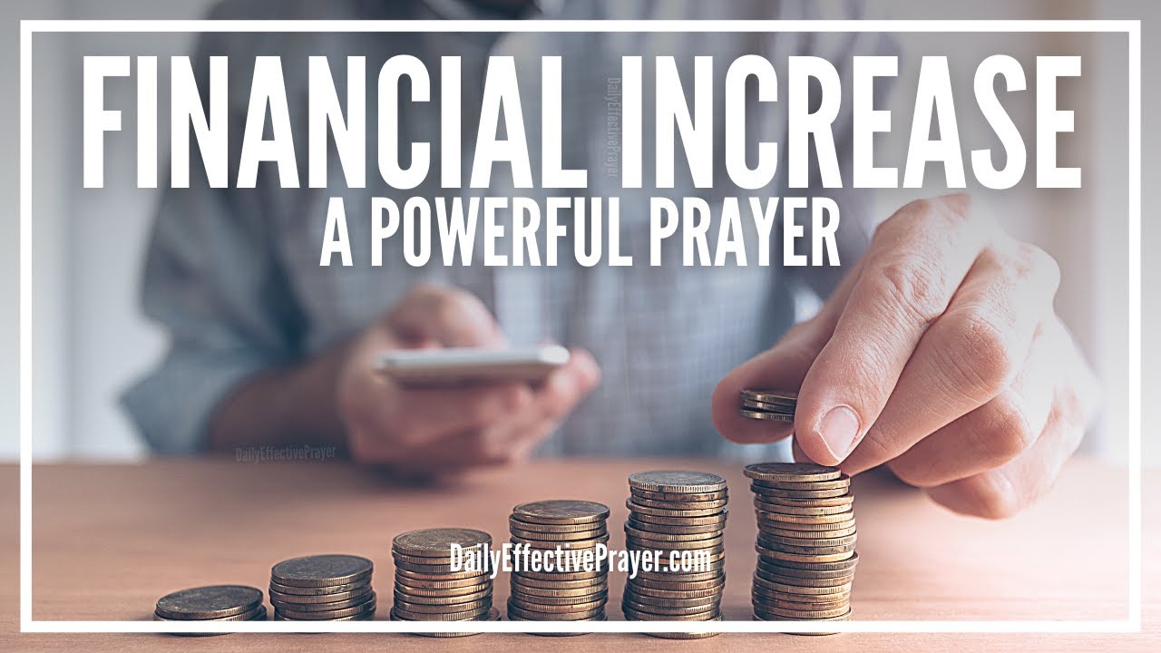 Prayer For Financial Increase | Powerful Urgent Prayer For Financial Abundance