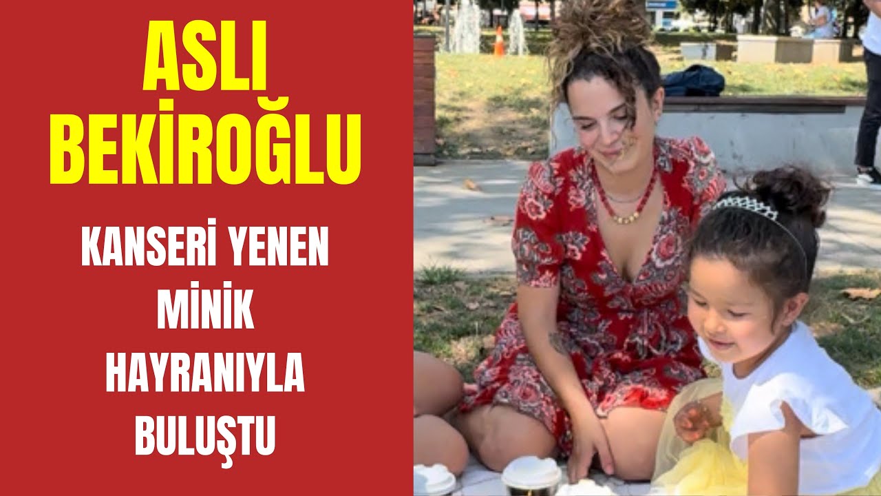 Aslı Bekiroğlu kanseri yenen minik hayranı Güneş’le bir araya geldi - Güneş’e özel mini konser