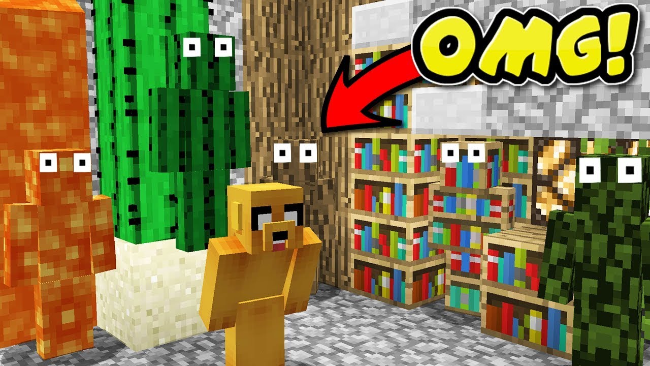 ¡ESCONDITE EXTREMO de camuflaje en MINECRAFT! 😂 El escondite en Minecraft con mods