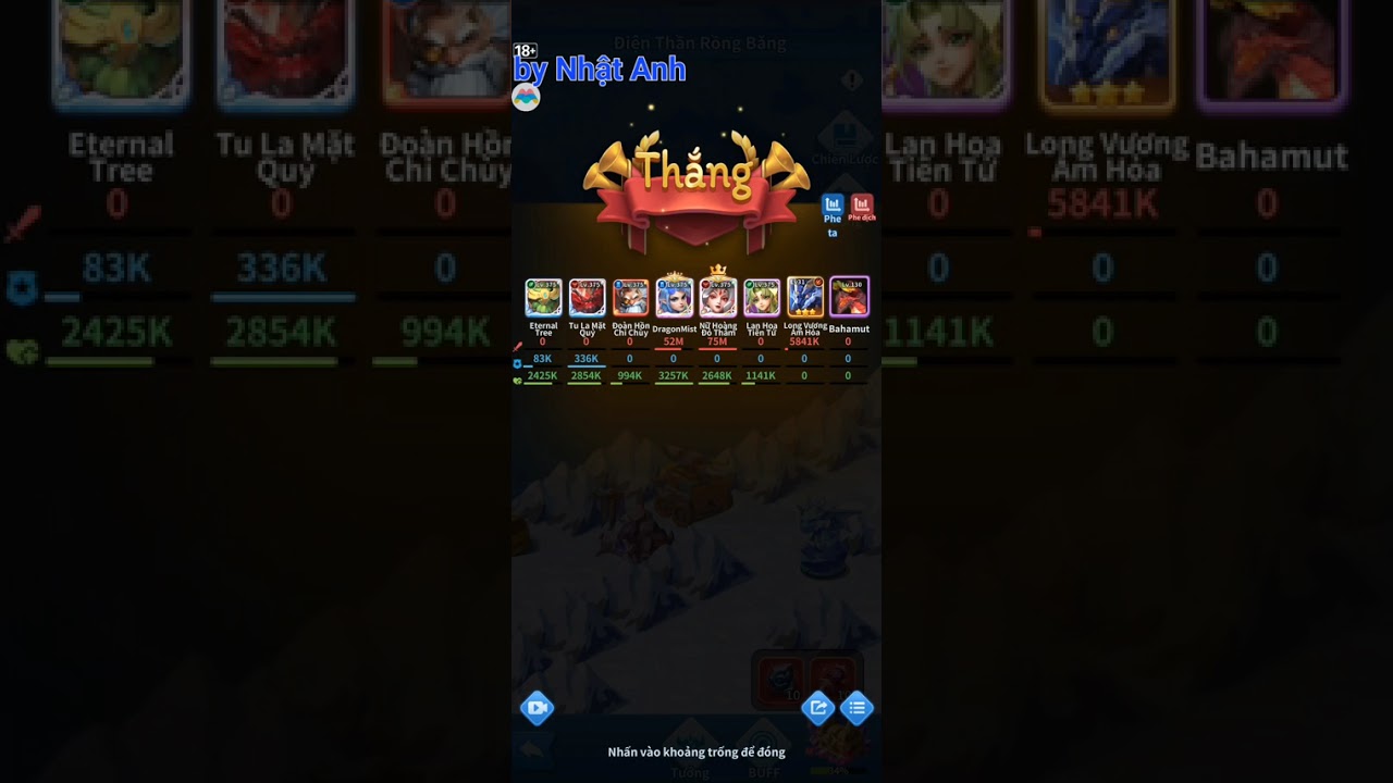 Hero Clash 18 : Điện Thần Rồng Băng - Ice Dragon Palace