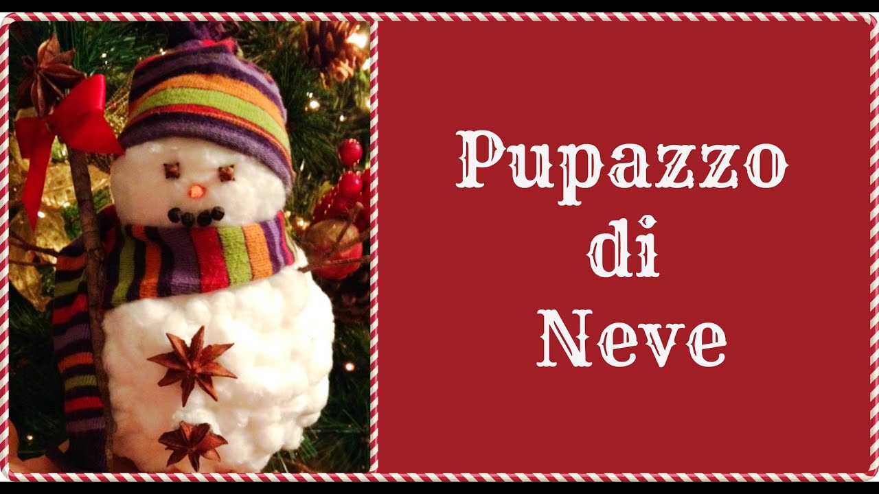 Pupazzo di neve - Snowman  (Creatività Natalizia)-Arte per Te