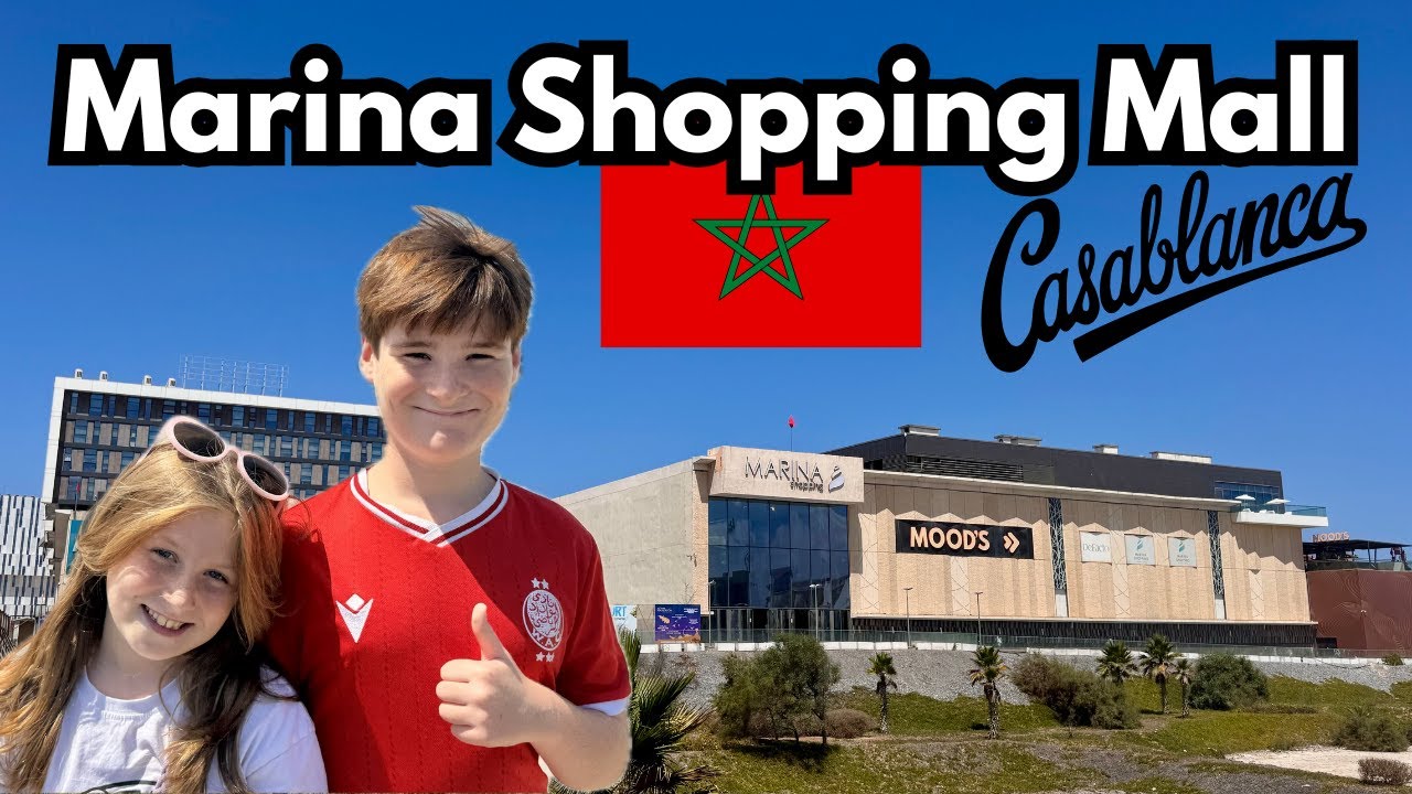  Mall with an Ocean View | Marina Mall Casablanca المال ب منظر على البحر | مارينا مول كازابلانكا 🇲🇦
