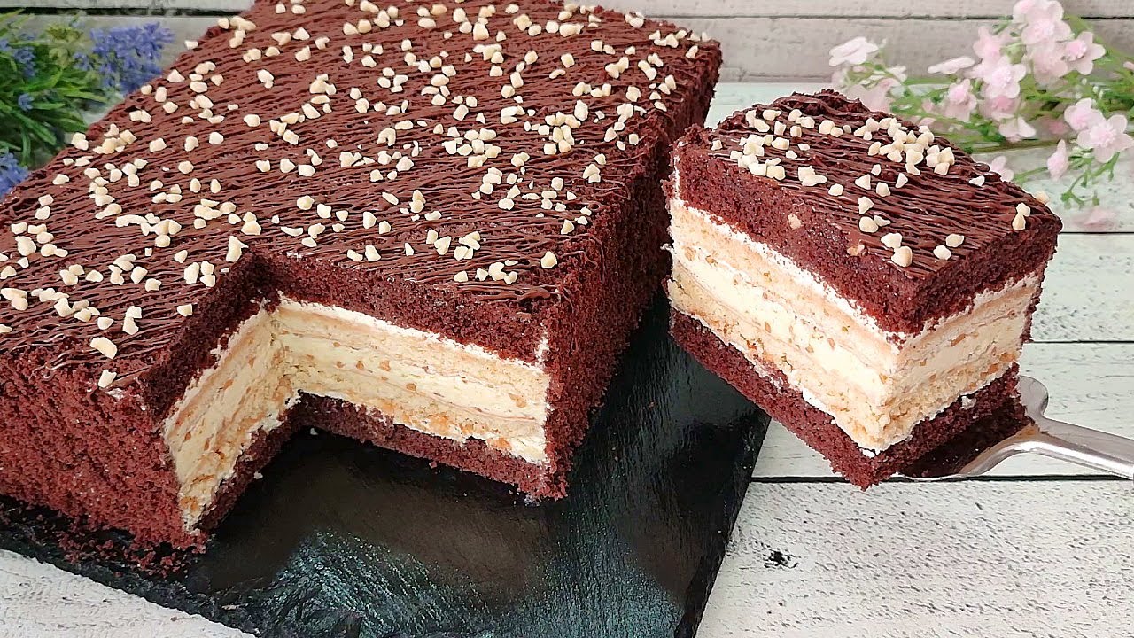 Этот знаменитый торт очень благороден на вкус! Быстро, очень вкусно и недорого!