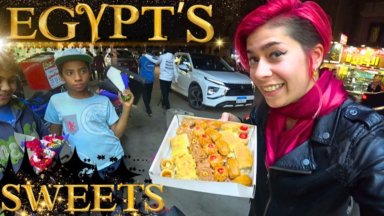Egyptian Desserts on the Streets of Cairo | Ramadan 2024 |