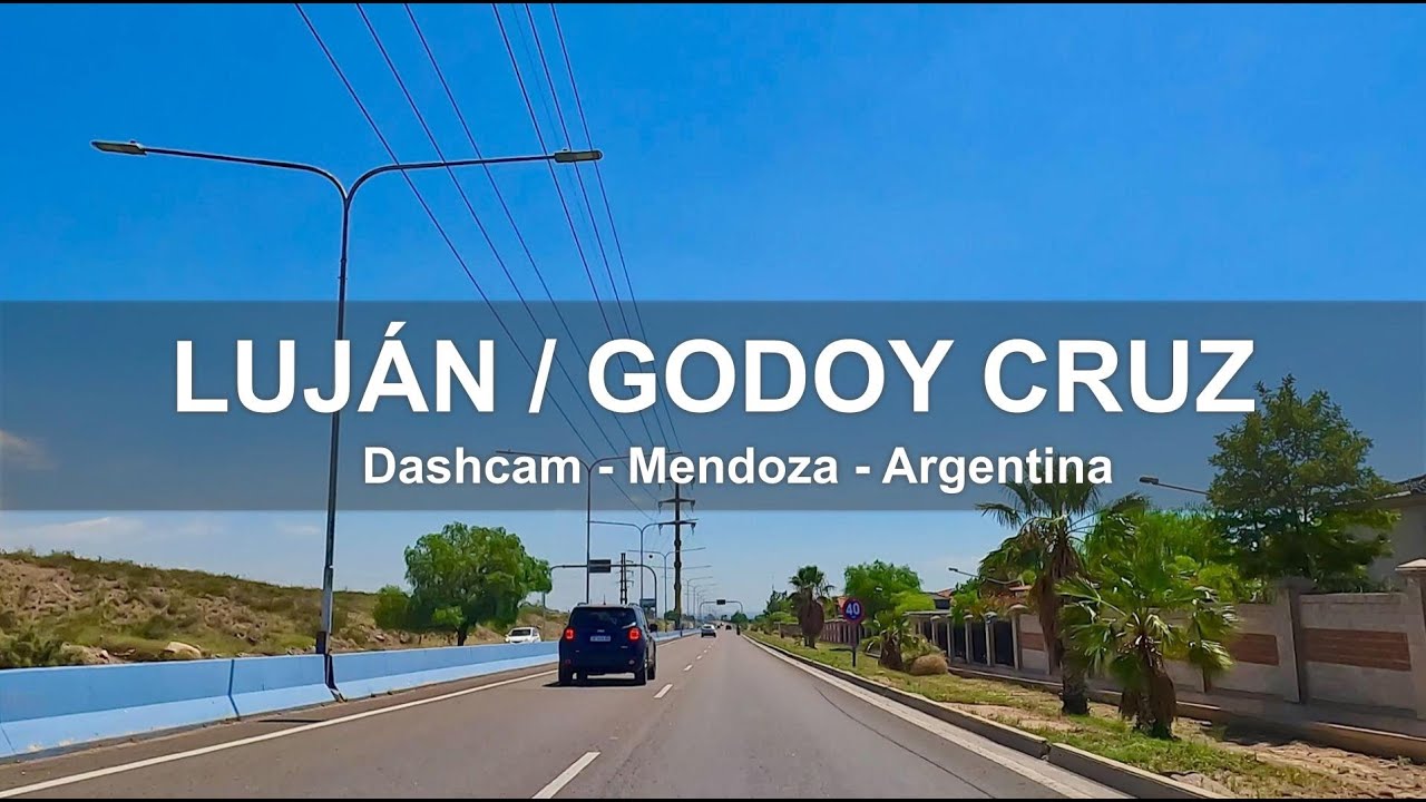 Dashcam - Av. J. J. Paso / Corredor del Oeste / Carola Lorenzini  - Mendoza - Argentina
