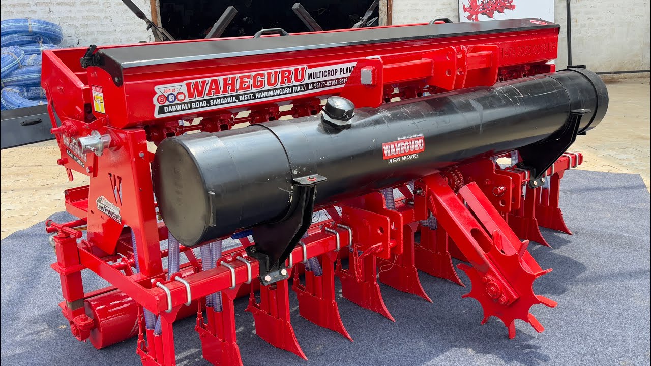 DSR step Seeder with Spray Attachment, Zero Drill 