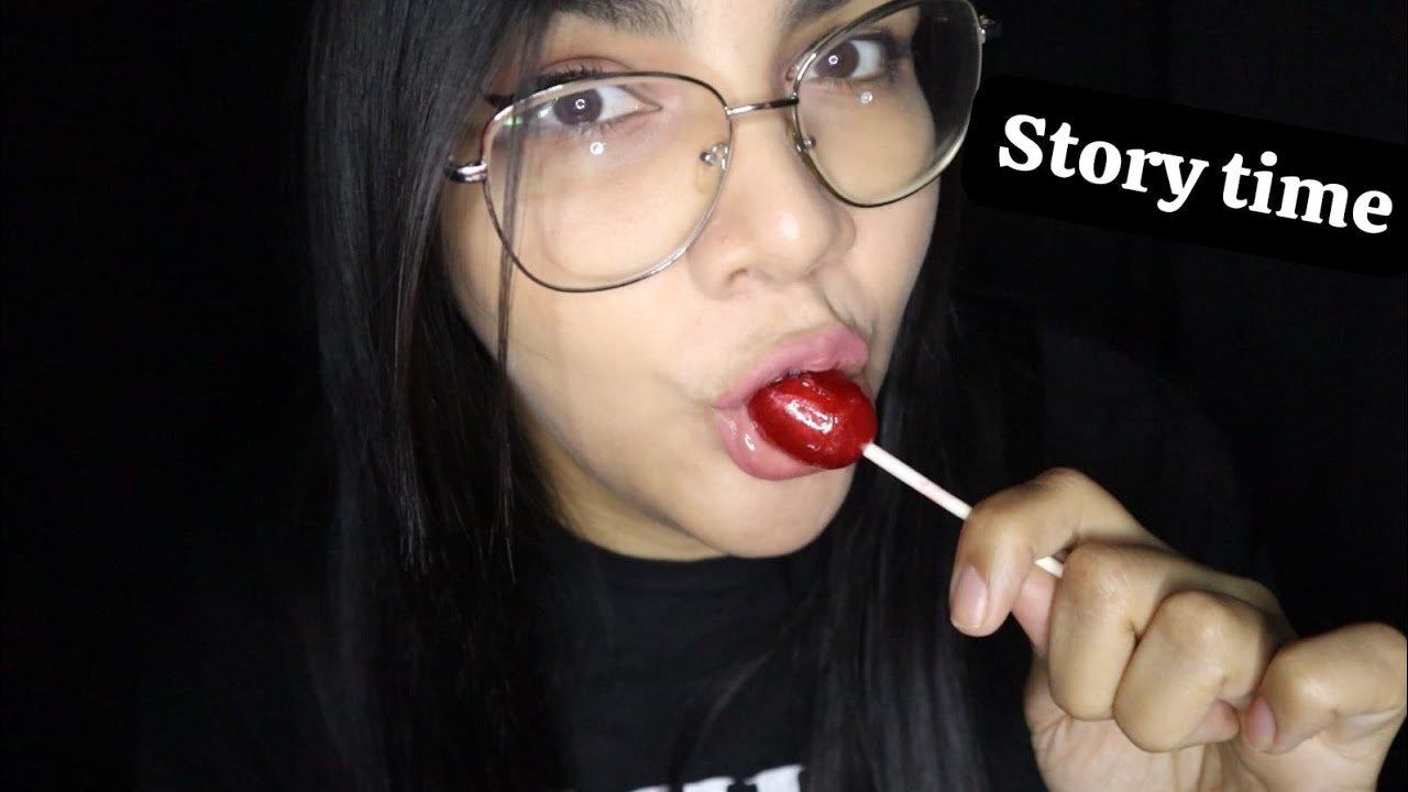 ASMR comiendo paleta + Story time 
