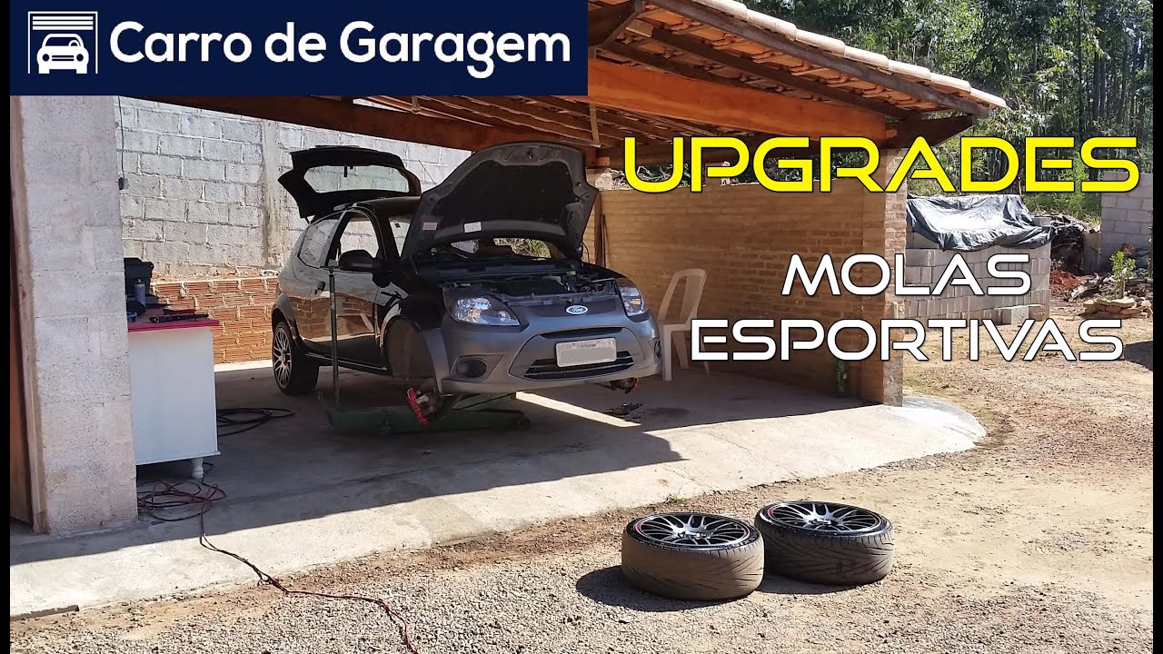 COMO FICA UM FORD KA COM MOLAS ESPORTIVAS?