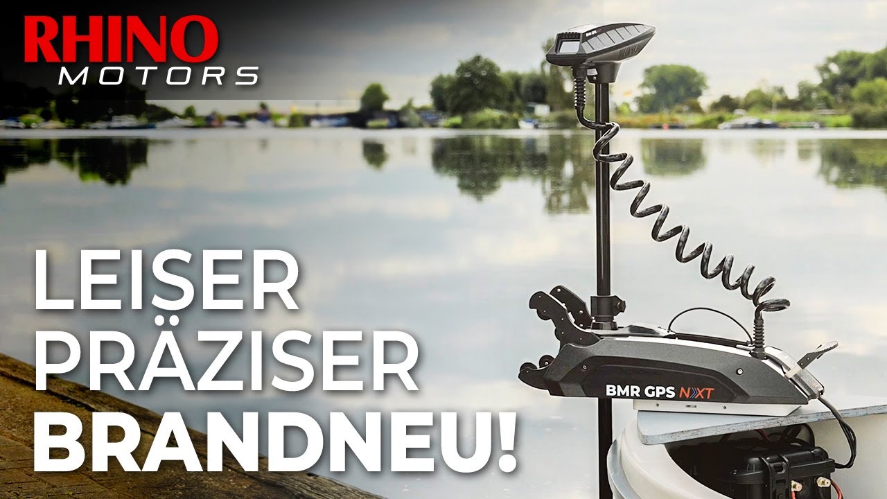 Rhino BMR GPS NXT Bugmotors | Immer auf den Punkt | Die ZUKUNFT des Elektro-Außenbordmotors.