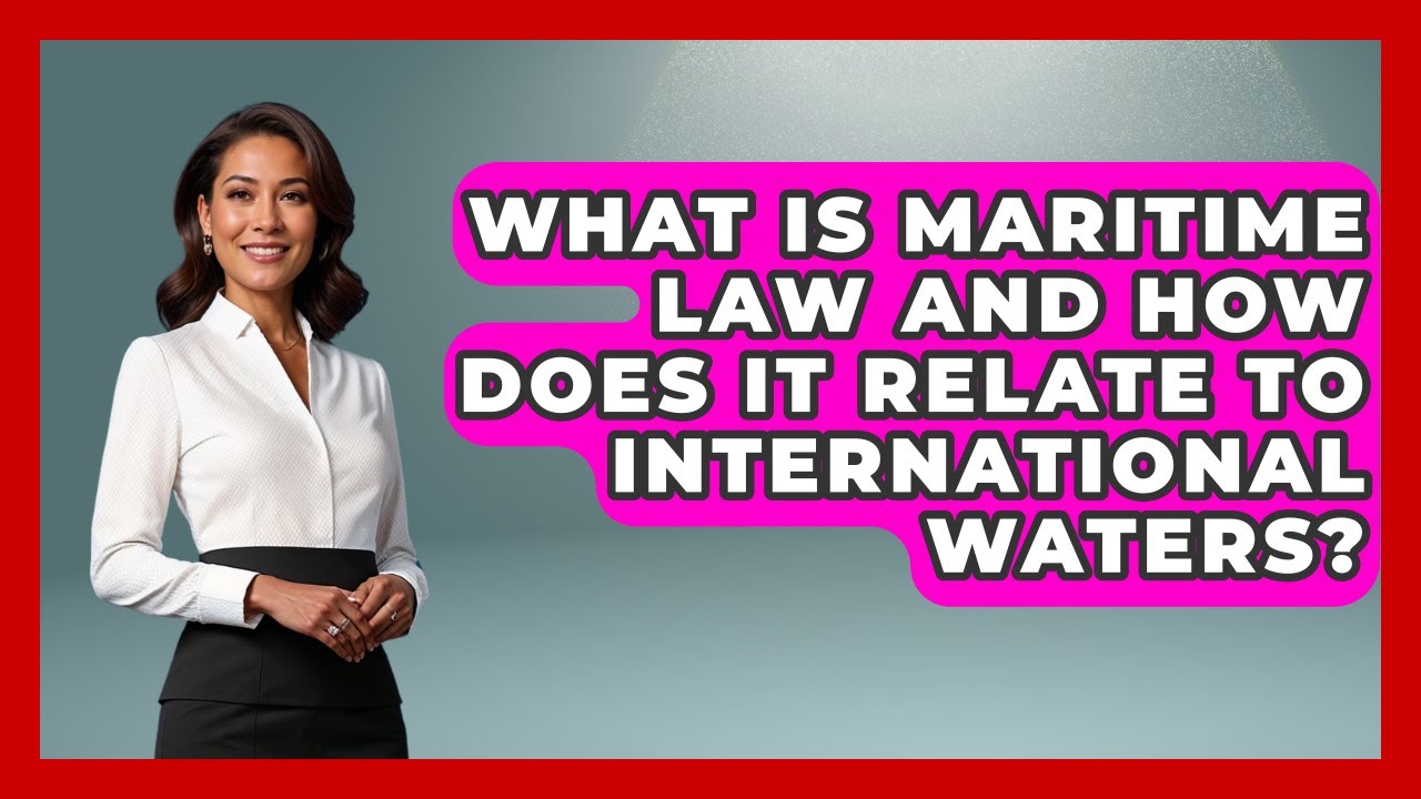What Is Maritime Law And How Does It Relate To International Waters? - We Are Liberal