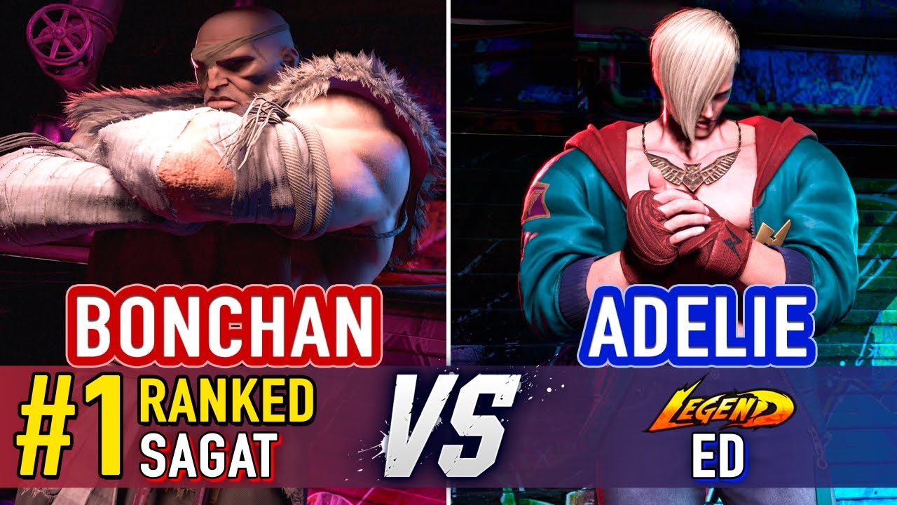 SF6 🤜 Bonchan (#1 Ranked Sagat) vs Adelie (Ed) 🤛 Street Fighter 6 High Level Gameplay