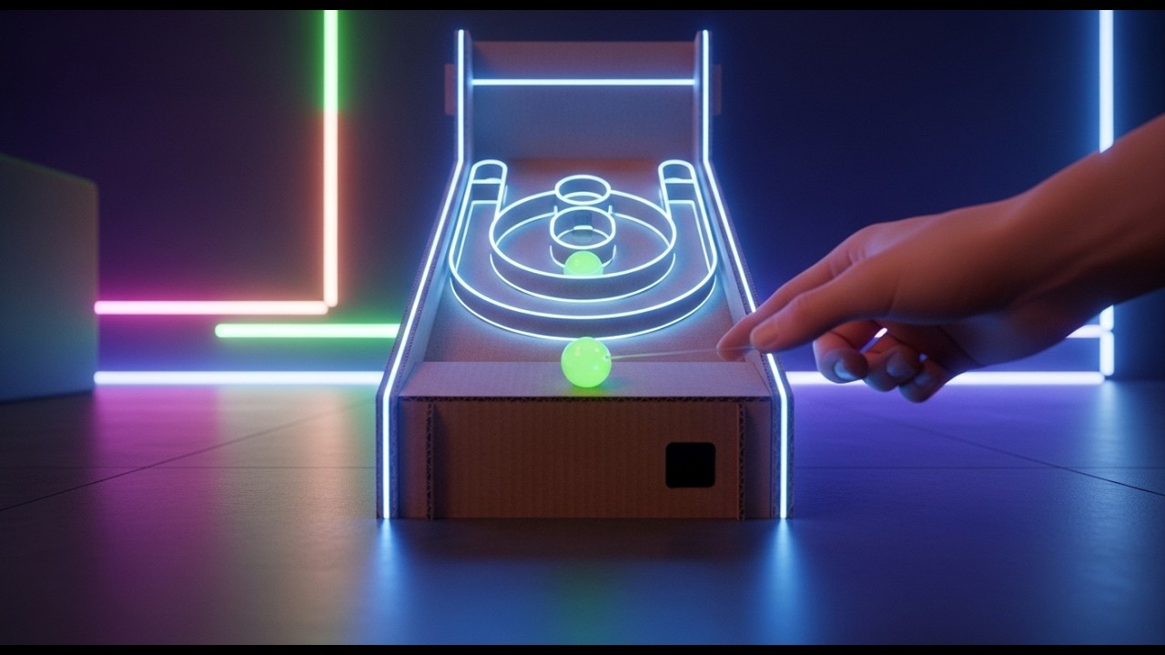 📦 Don't Buy Toys, Build Them! Epic DIY Cardboard Skee-Ball (Easy & Fun) | Crafty Cardboard