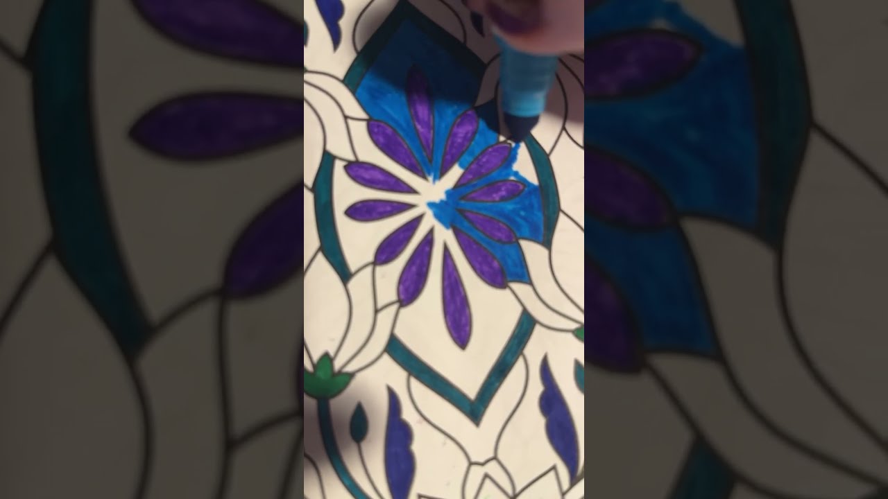 Thursday mandala coloring book page art stream