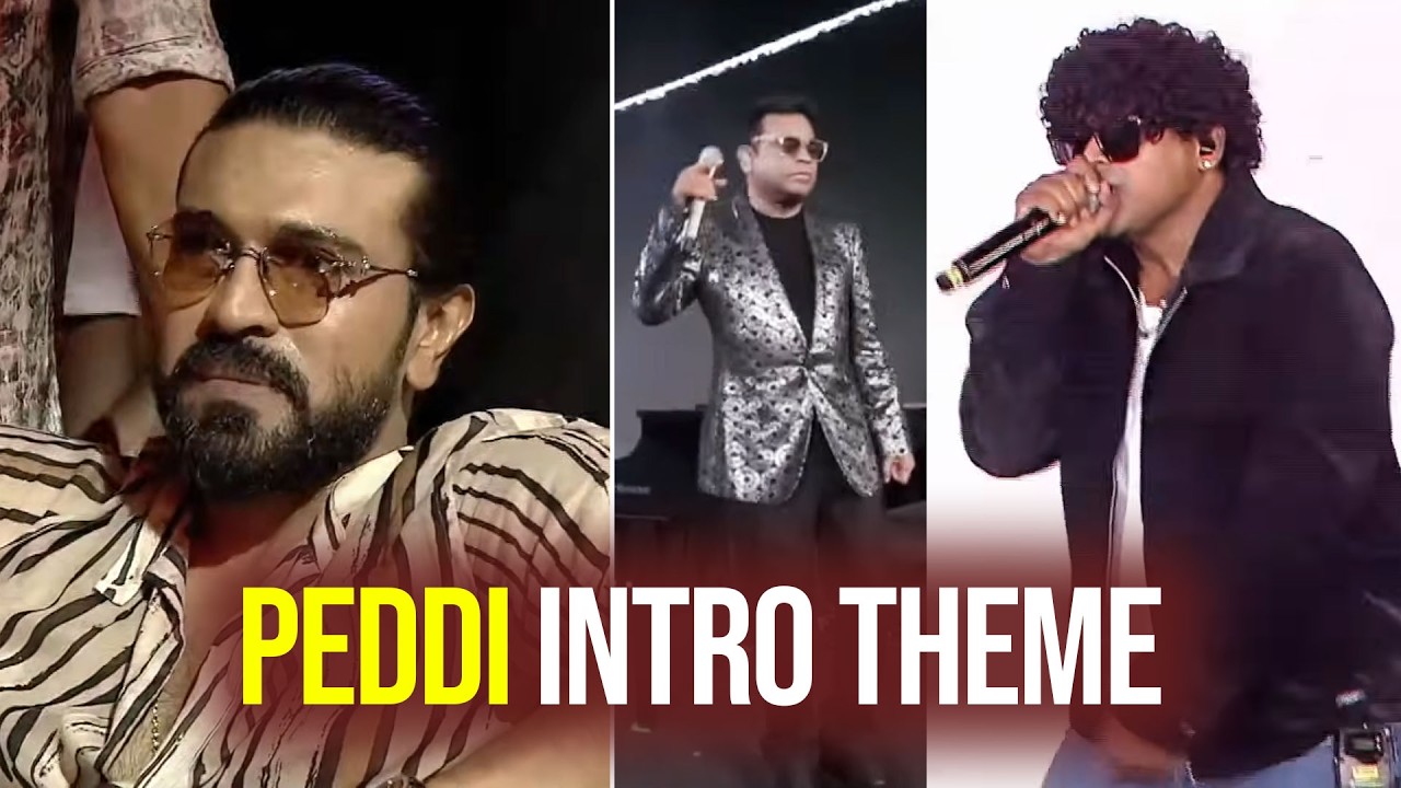 #Peddi Ram Charan Intro Theme Live Performance By AR Rahman 👌🔥 | Peddi Pre Release Event
