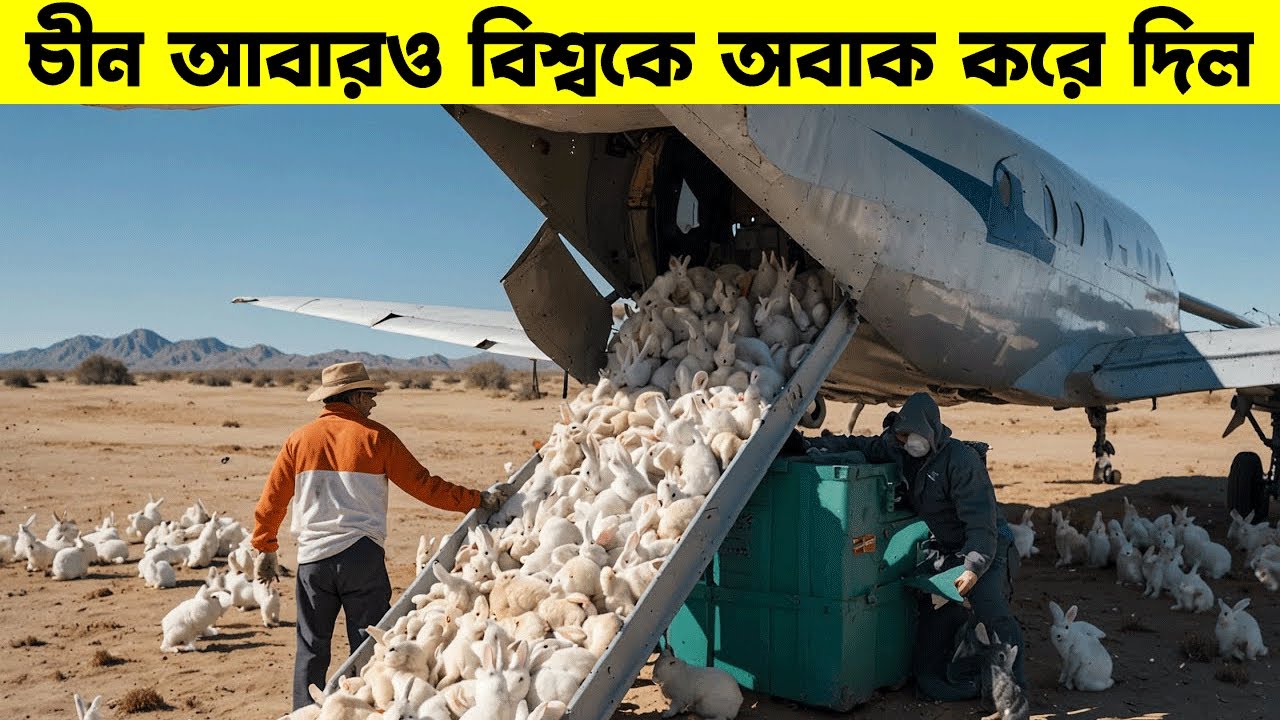 চীন মরুভূমিতে এক মিলিয়ন খরগোশ ছেড়ে ছিলো ..  কিন্তু ১০ বছর পর গোটা বিশ্ব চমকে ওঠে !