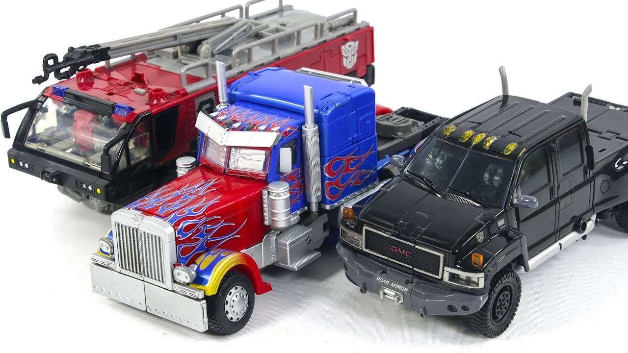 Transformers Movie Masterpiece Optimus Prime Ironhide Sentinel Prime Truck FireTruck Car Robot Toys