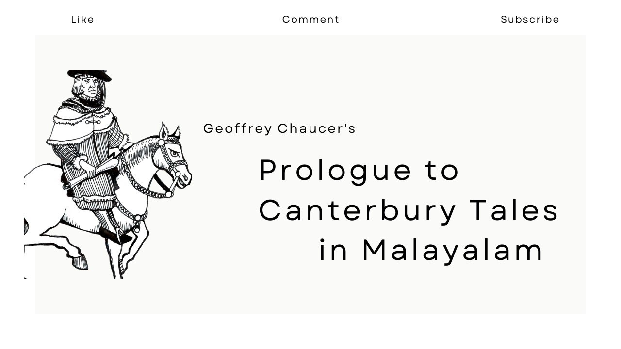 Prologue to Canterbury Tales in Malayalam| Characters |Chaucer| NET | HSST| Kerala Psc Neethu