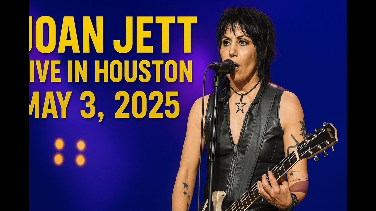 Joan Jett & The Blackhearts LIVE in Houston – Opening Night Fire! | May 3, 2025 | 4K HDR