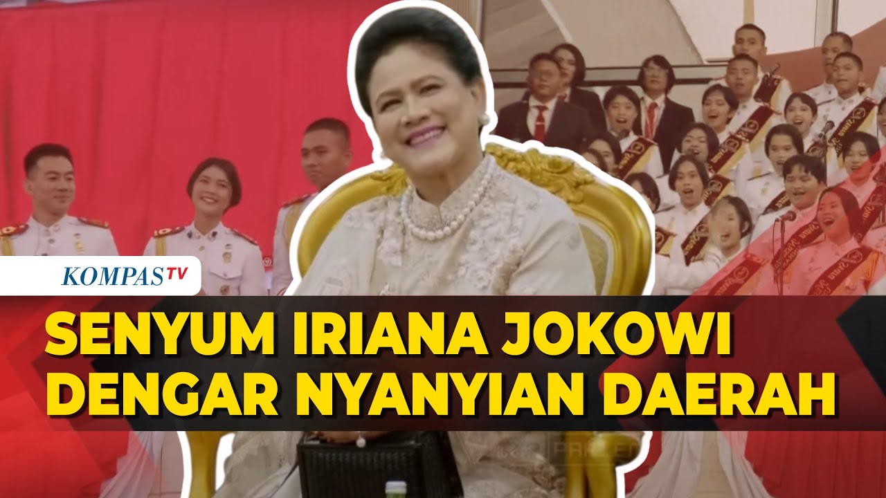 Senyum Iriana Jokowi Dengar Aksi Orkestra Unhan Nyanyikan Lagu Daerah di Sidang Tahunan MPR 2024
