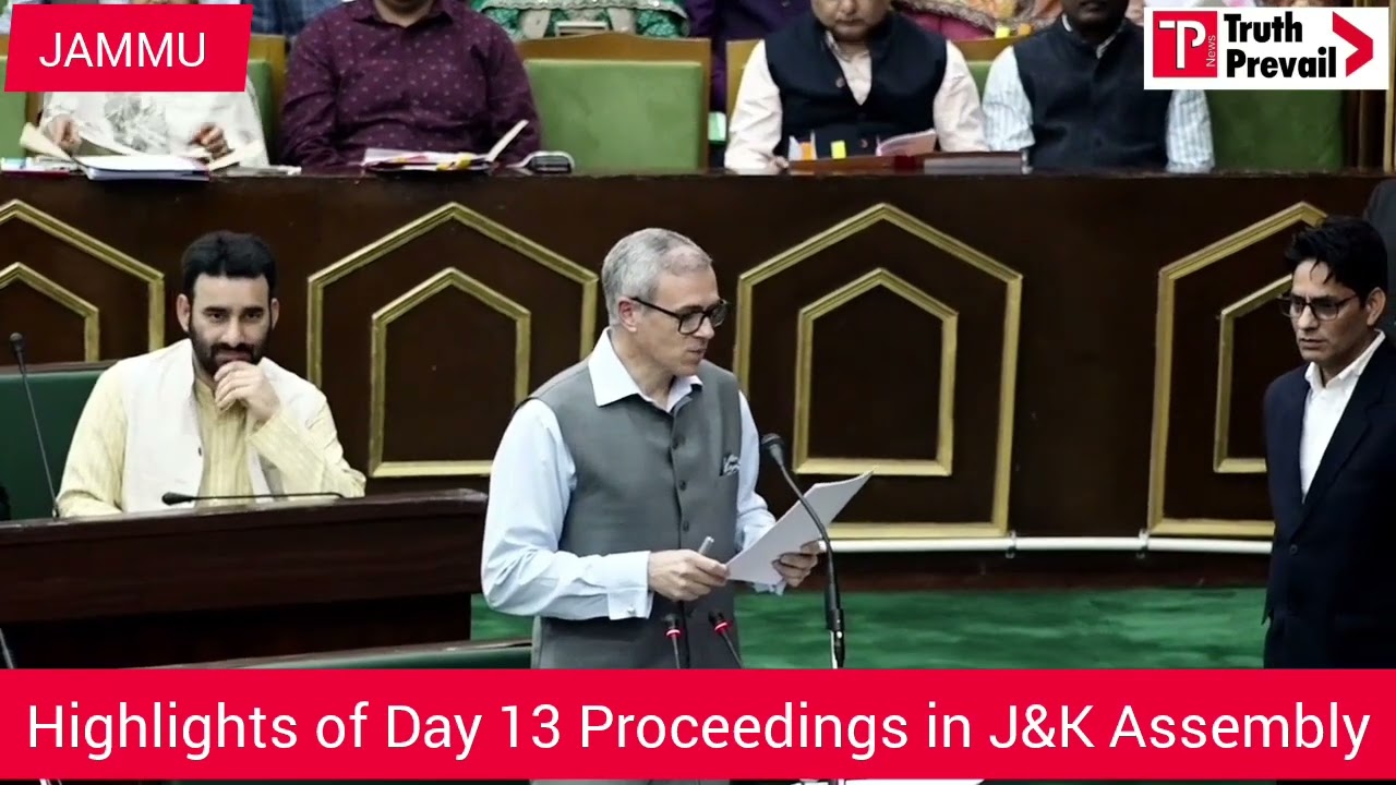 Highlights of Day 13 Proceedings in J&K Assembly