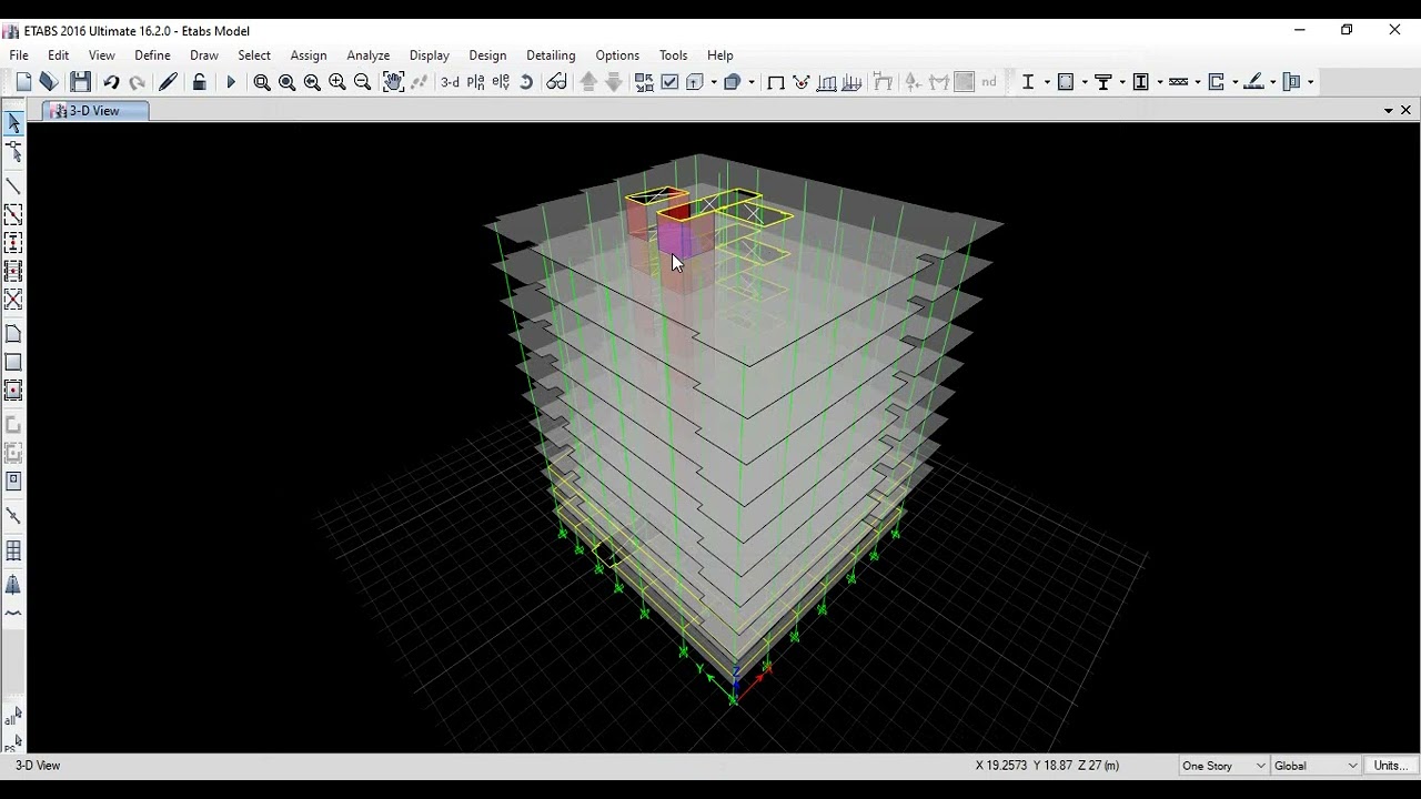 10-1 Load Combination in ETABS - شرح الايتابس الجزء السادس