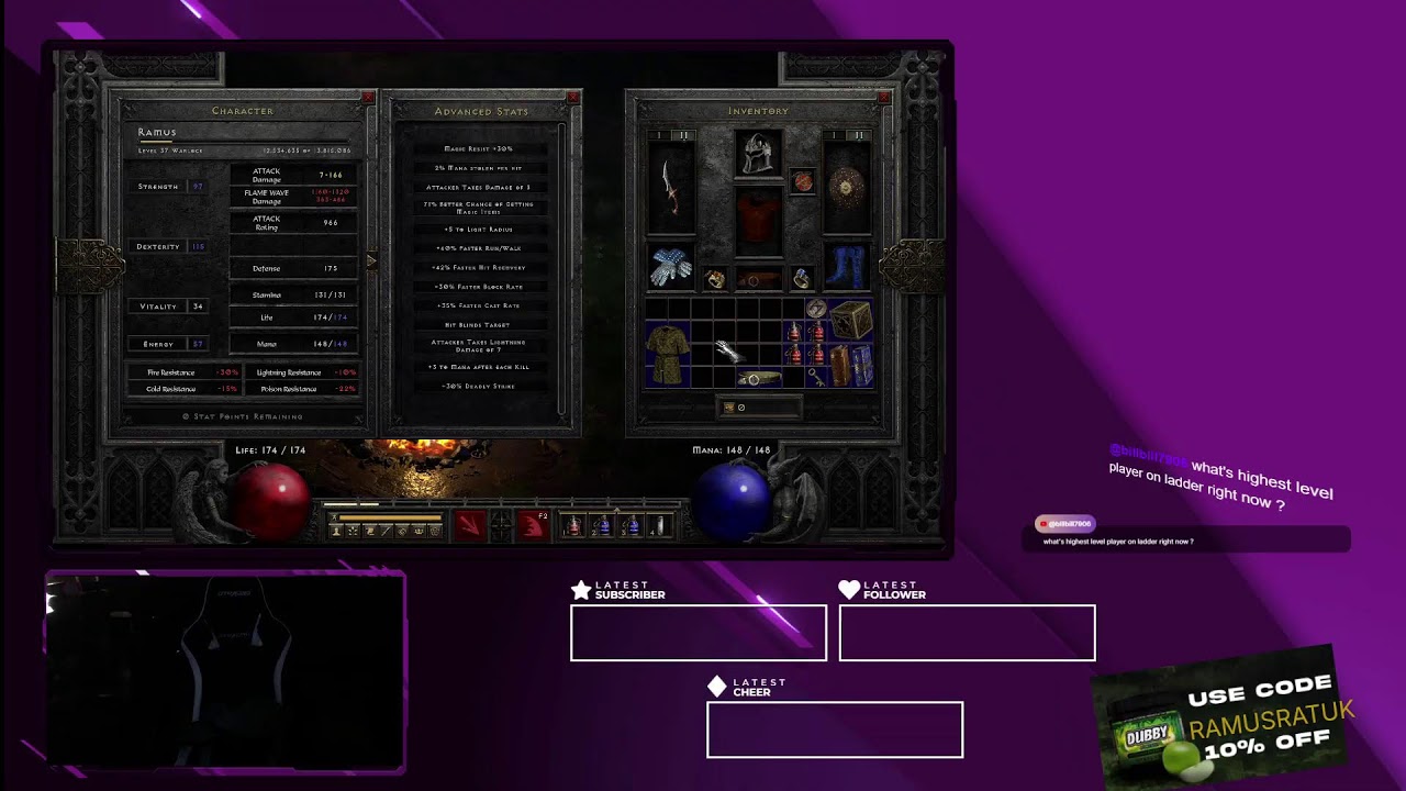 Diablo2 Resurrected Ragin of the Warlock #blizzard Lets play and start over!
