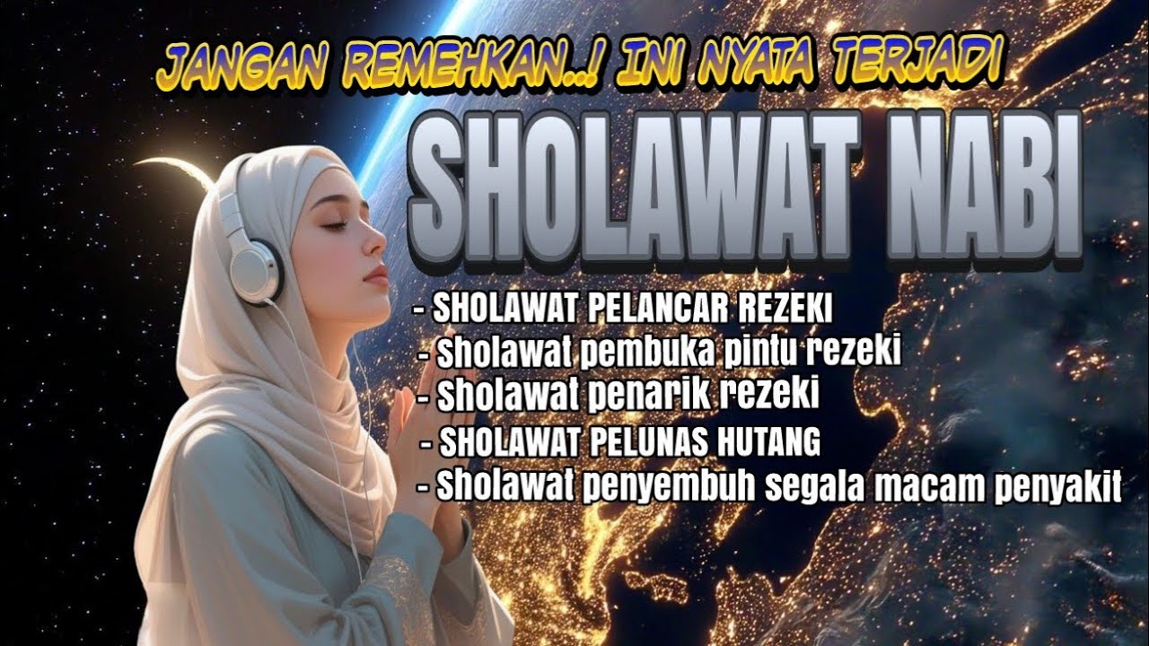 Sholawat Jibril Pembuka Rezeki Paling Mustajab!💰🤲✨