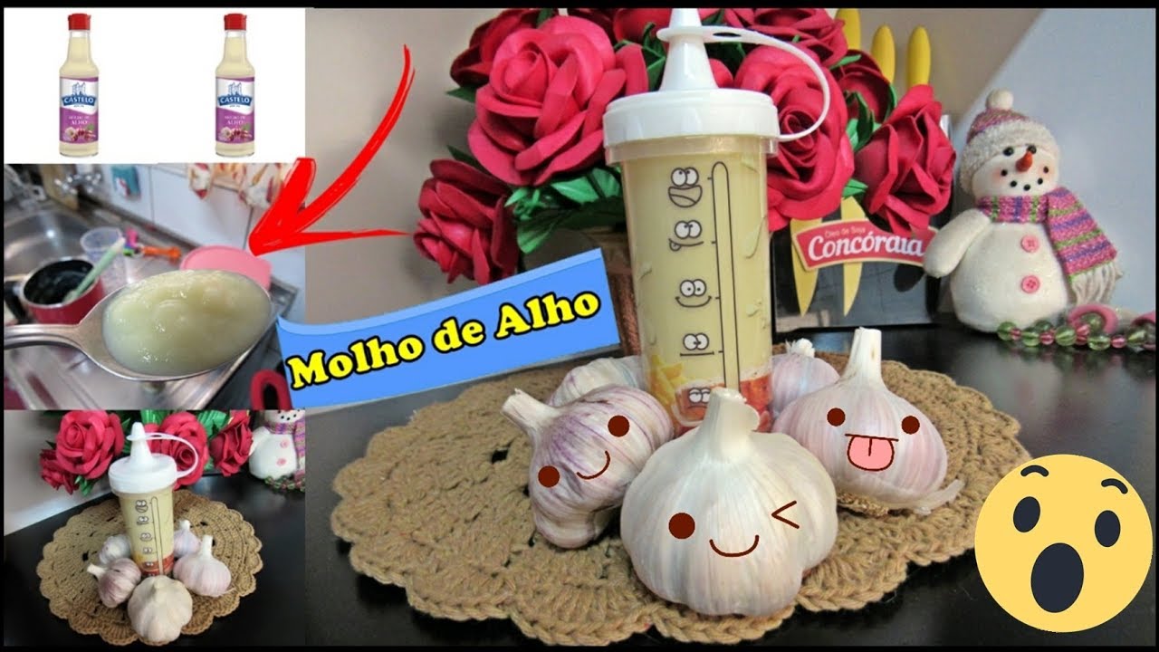 MOLHO DE ALHO IGUAL AOS VENDIDOS NOS SUPERMERCADOS/LANCHONETES