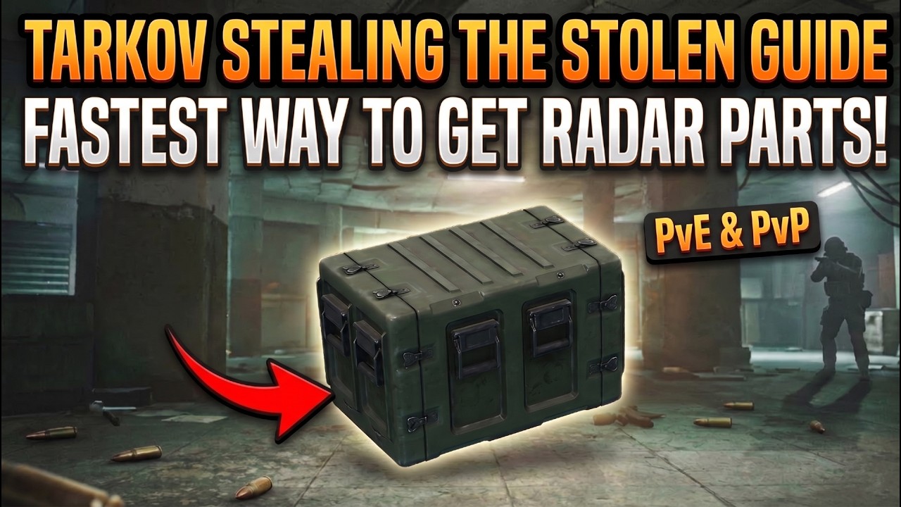 Tarkov Stealing The Stolen Guide | FASTEST Way to Get Radar Parts! (PvE & PvP)