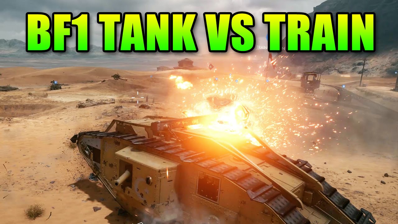 Battlefield 1 Tank Vs Train | BF1 Beta Gameplay