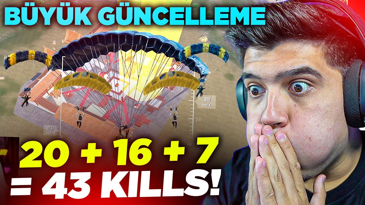 YENİ GÜNCELLEME GELDİ 😮 BOL KİLLİ EFSANE MAÇLAR!! | PUBG Mobile