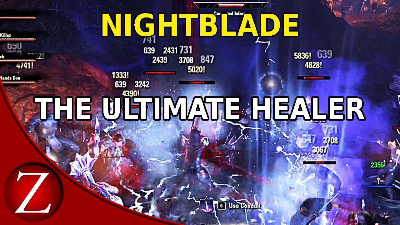 Nightblade Healer/DPS Build - The Elder Scrolls Online Morrowind PC Gameplay