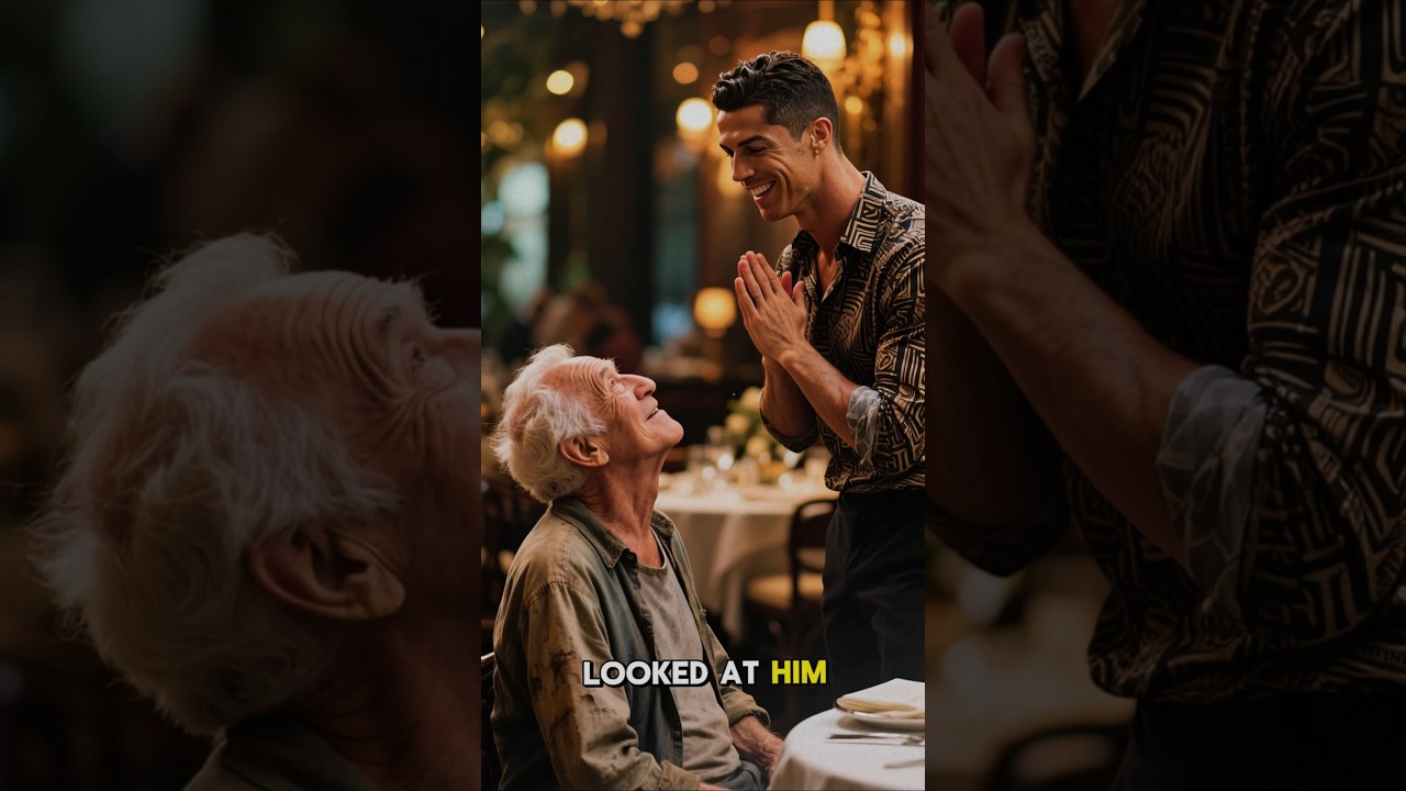 Cristiano Ronaldo Shuts Down Rude Woman to Protect Elderly Man | Heartwarming Act of Kindness