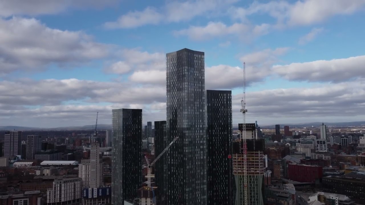 New Contour towers, starting to get some height now. Manchester March 2025